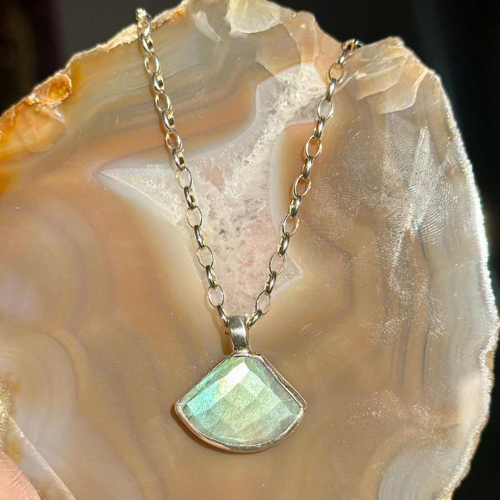 Labradorite Shield II Necklace
