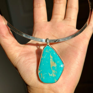 Bold Turquoise Collar Necklace