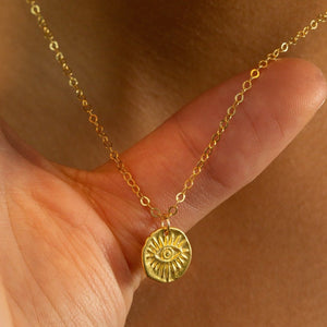 Golden Eye Necklace