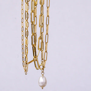 Organic Pearl Drop Bracelet
