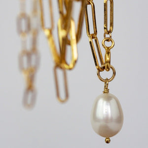 Organic Pearl Drop Bracelet